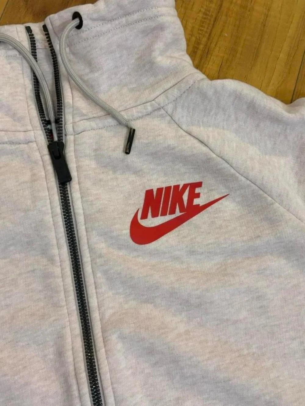 Nike Light Pink Fleece Lined Quarter Zip Pullover Sweatshirt Small sporty comfy